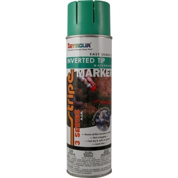 Inverted Marking Paint, Safety Green - 15 oz