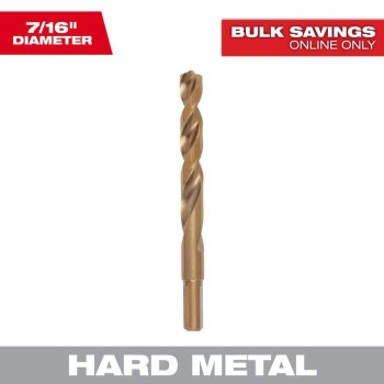 Milwaukee Red Helix Cobalt Drill Bit - 7/16"
