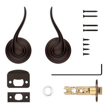 Kwikset Tustin Passage Lever, Venetian Bronze