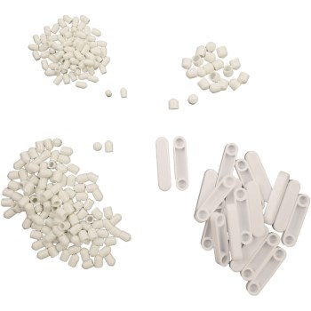 Shelf Tech End Caps, White  ~ Assorted Sizes