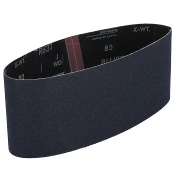 Norton Sanding Belt - 80 Grit, 4" x 24", 2pk