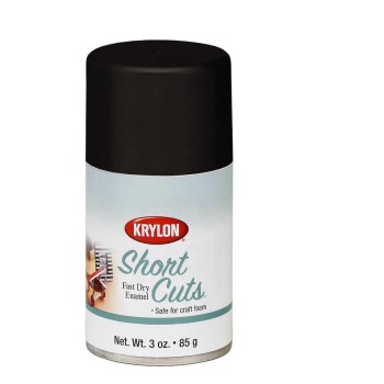 Spray Paint, Flat Black - 3 oz.