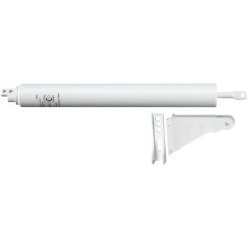 White Storm Door Closer, Visual Pack 1333 