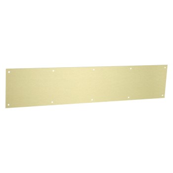 National Kickplate - 6" x 30", Brushed Gold
