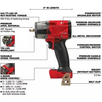 M18 3/8 Impact Wrench