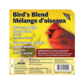 Bird's Blend Suet and Seed Cake - 11.25 oz