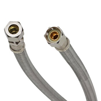 Faucet Connector, 3/8" Comp x 3/8" OD - 12"
