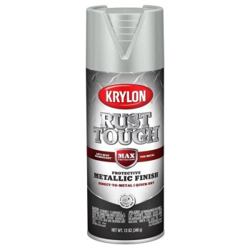 Rust Tough Enamel, Metallic Aluminum - 12 oz
