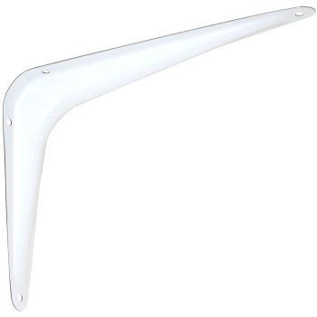 Shelf Brackets,  White ~ 6" x 8"