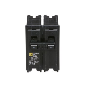 Homeline Double-Pole Circuit Breaker - 20 Amp