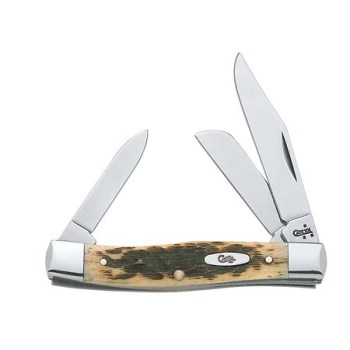 Stockman Knife - Amber Bone 