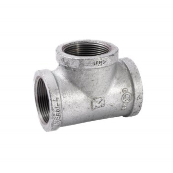 Anvil/Mueller Malleable Tee, Galvanized - 1-1/2"