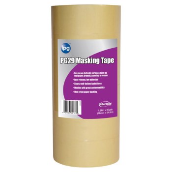 Masking Tape, Pemium Low Tack - 6pk, Tan