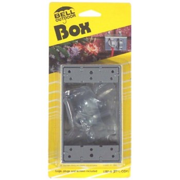 Weather Proof Box, Single Gang Gray