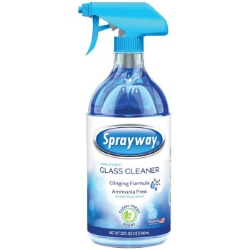 Sprayway Glass Cleaner Clinging Spray ~ 32 oz Spray