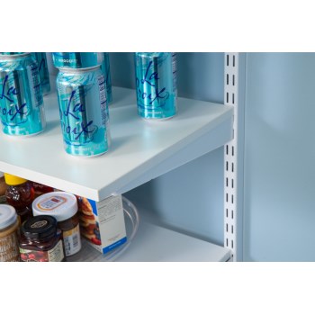 Organized Living FreedomRail Wood Shelf Bracket, White - 10-1/2"