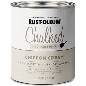 Chalked Ultra Matte Paint, Chiffon Cream ~ 30 oz