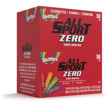 All Sport Zero Powder Sticks, Skittles - 50pk