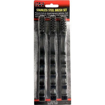 Stainless Steel Brush Set - 3-Piece