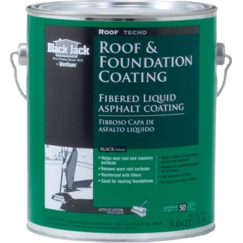 Roof & Foundation  Fibered Coating ~  Gallon (3.6 Qts)