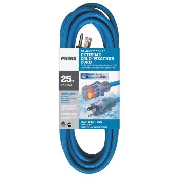 Prime Glacier Flex Cold Weather Cord - 14/3 x 25 Ft