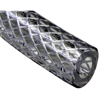 Braided Vinyl Tubing - 1/4" ID x 1/2" OD x 250 Ft