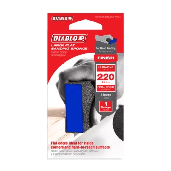 Diablo Large Flat Edge Sanding Sponge, Ultra Fine - 220G