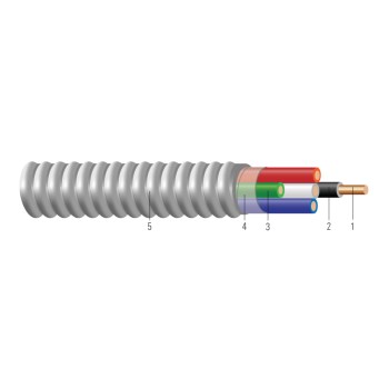 Armorlite Type MC Metal Clad Cable - 100 Ft