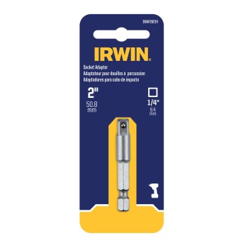 Irwin 1/4" Square Drive Socket Adapter - 2"