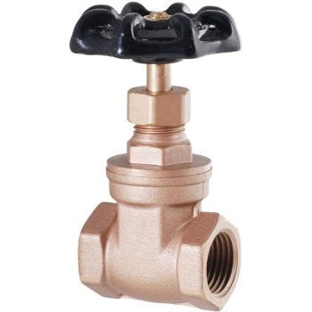 Low Lead Brass Gate Valve  ~ 2" IPS