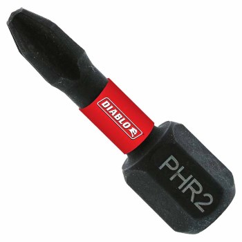 Diablo Phillips Drywall Drive Bit, #2 x 1" - 2pk