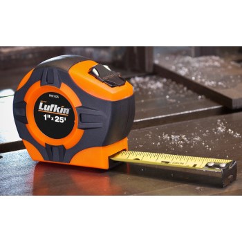 Hi-Viz Lufkin P1000 Series Tape Measure ~ 1" x 25 Ft