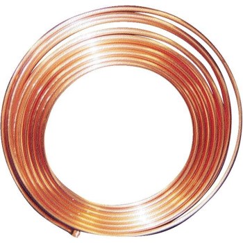Soft Copper Tubing, Type K - 3/4" x 60 Ft