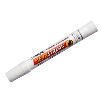 Sharpie Mean Streak Permanent Marking Stick, White