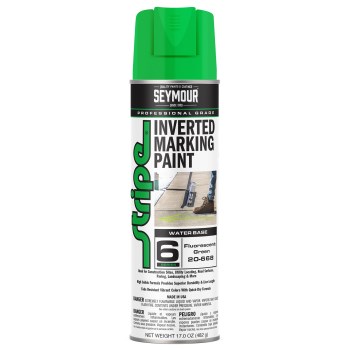 Stripe Marking Paint, Fluorescent Green - 20 oz