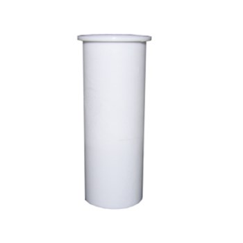 PVC Flanged Tailpiece, White  1-1/2" x 12"