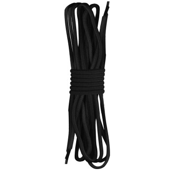 JobSite Waxed Boot Laces, Black - 72"
