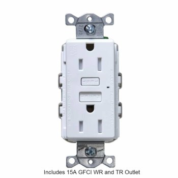 Weatherproof Deck Outlet, Bronze