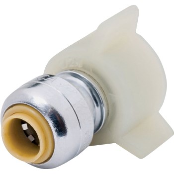 Cash Acme Push-Fit Toilet Connector, Straight - 1/4" x 7/8"