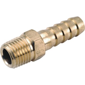 Male Hose Barb, Lead Free Brass - 1/2" x 1/2"