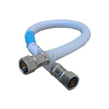 Braided Vinyl Faucet Supply - 3/8" x 3/8" x 12"