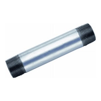 Pipe Nipple, Galvanized Steel - 2" x 4"