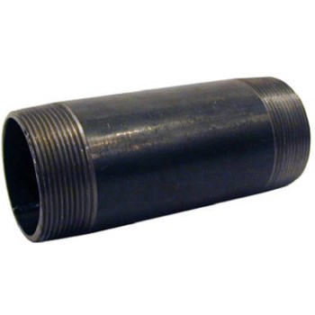 Pipe Nipple, Black Steel - 1/4" x 4"
