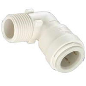 Quick Connect Male Elbow, 1 / 2 inches CTS x 3 / 8 inches MPT