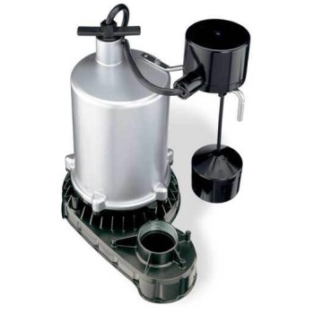 Submersible Zinc Body Sump Pump, High Output ~ 1/2 HP