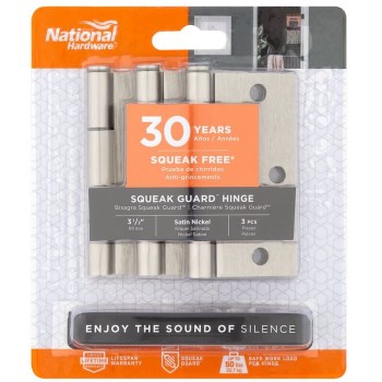 3.5 Sq 3pk Sn Hinge