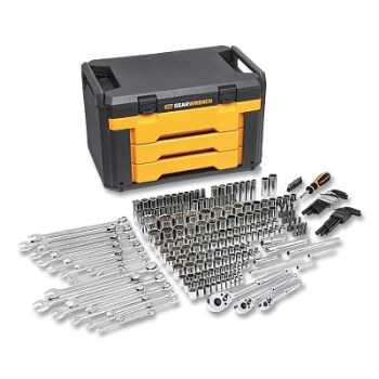 GearWrench 257pc Mechanics Tool Set with 3-Drawer Box