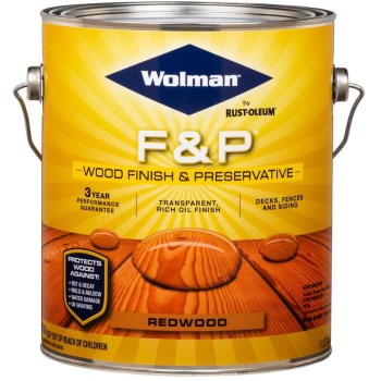 Wolman F & P Finish & Preservative, Redwood  ~ Gallon