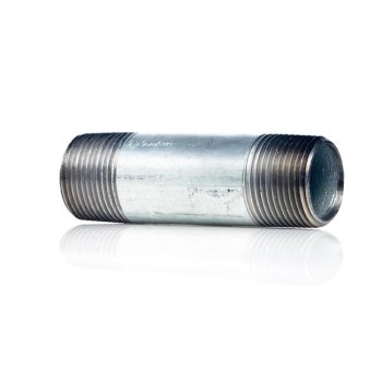 Pipe Nipple, Galvanized Steel - 1" x 3"