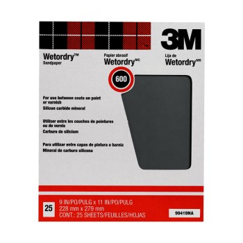 Wet or Dry Sandpaper, 1500A Grit  